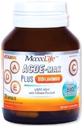 รูปภาพของ Maxxlife (ACDE-MAX) Plus Bioflavonoid 30cap แม๊กไลฟ์ เอซีดีอี-แม็กซ์ 